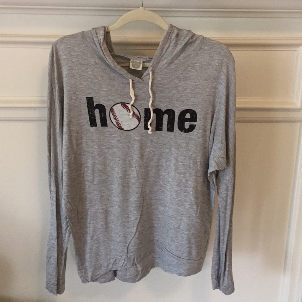 ❤️Long sleeve, hooded baseball tee
